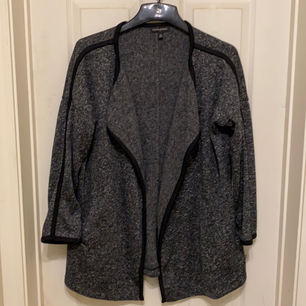 Banana Republic Women’s Medium, open cardigan. Black/gray mixed